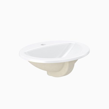 SLOAN Bathroom Sinks Ss3102 Standard Drop-In Sink (1 Hole) 3873102
